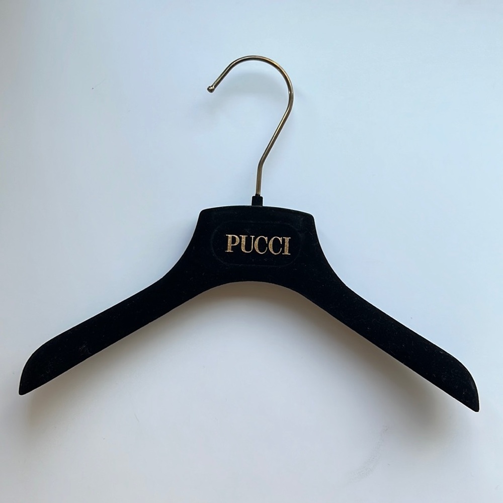 Emilio Pucci Kids Velvet Hanger
